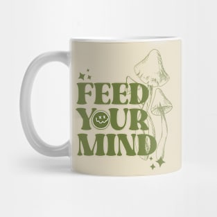 Feed Your mind retro psychedelic Mug